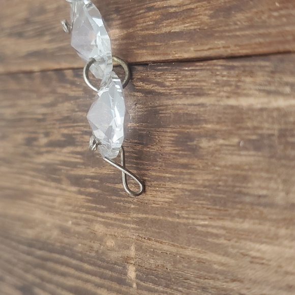 Austrian crystal sterling silver drop pendant - Picture 4 of 4